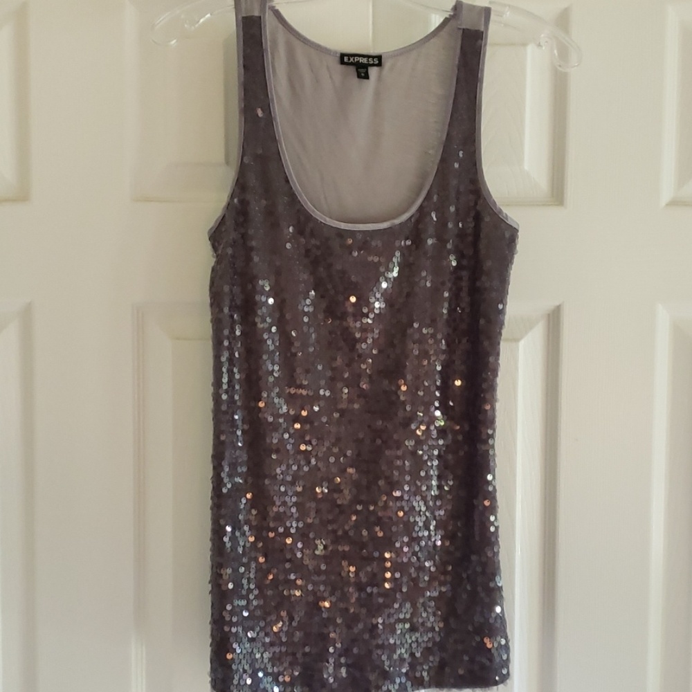 Express sequin tank